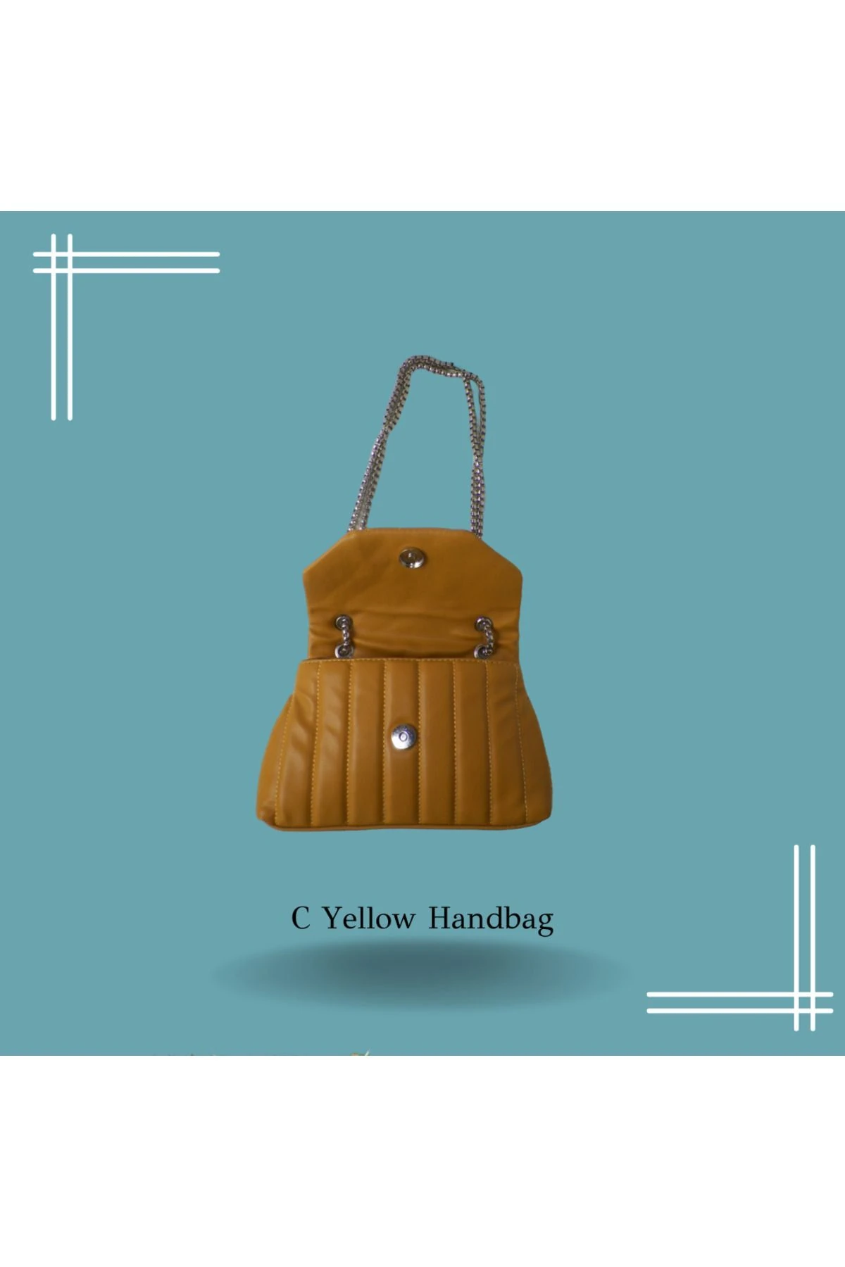 C Yellow Handbag