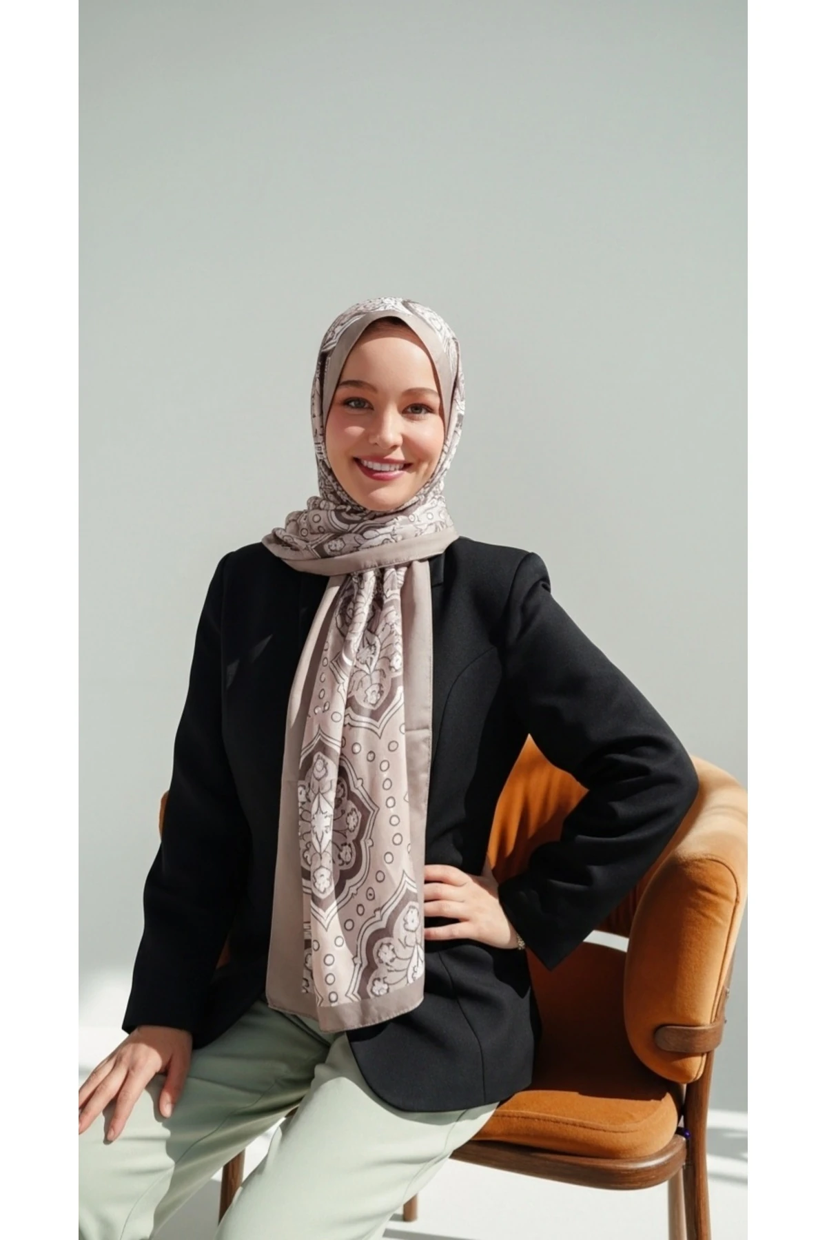 Soft Renkli Hemini Serisi Şal