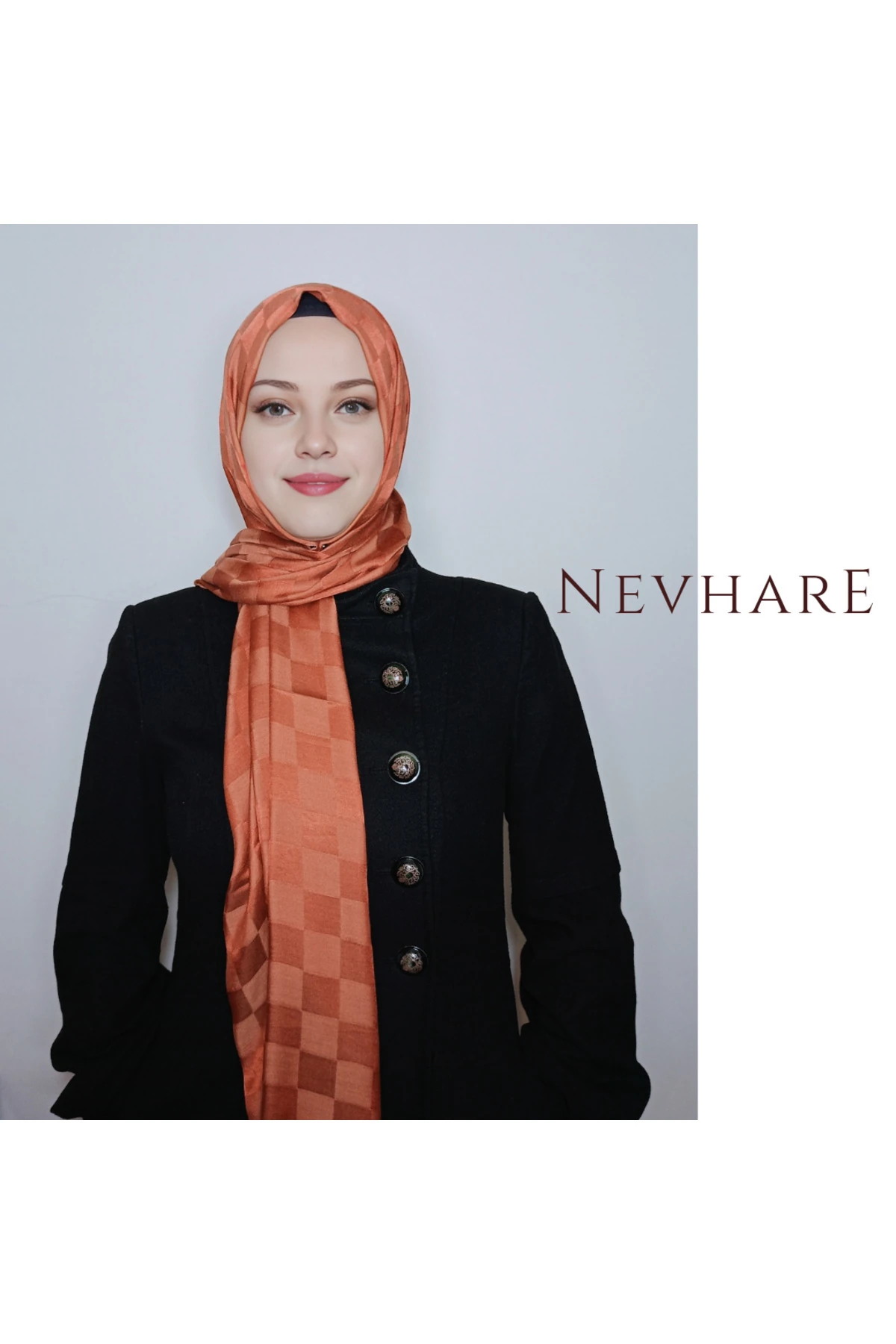 Kiremit Damalı ve Jakarlı Şal