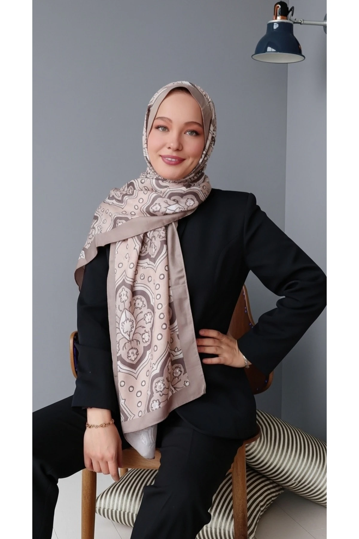 Soft Renkli Hemini Serisi Şal