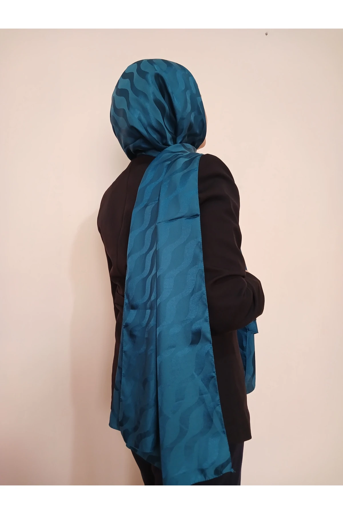 Dalga Desenli Jakar Şal