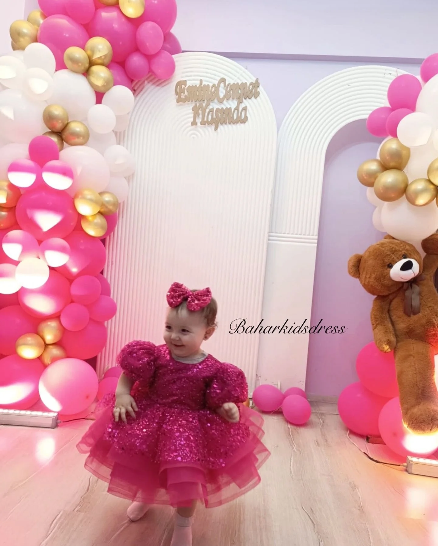 Begonvil Abiye Elbise Fuşya