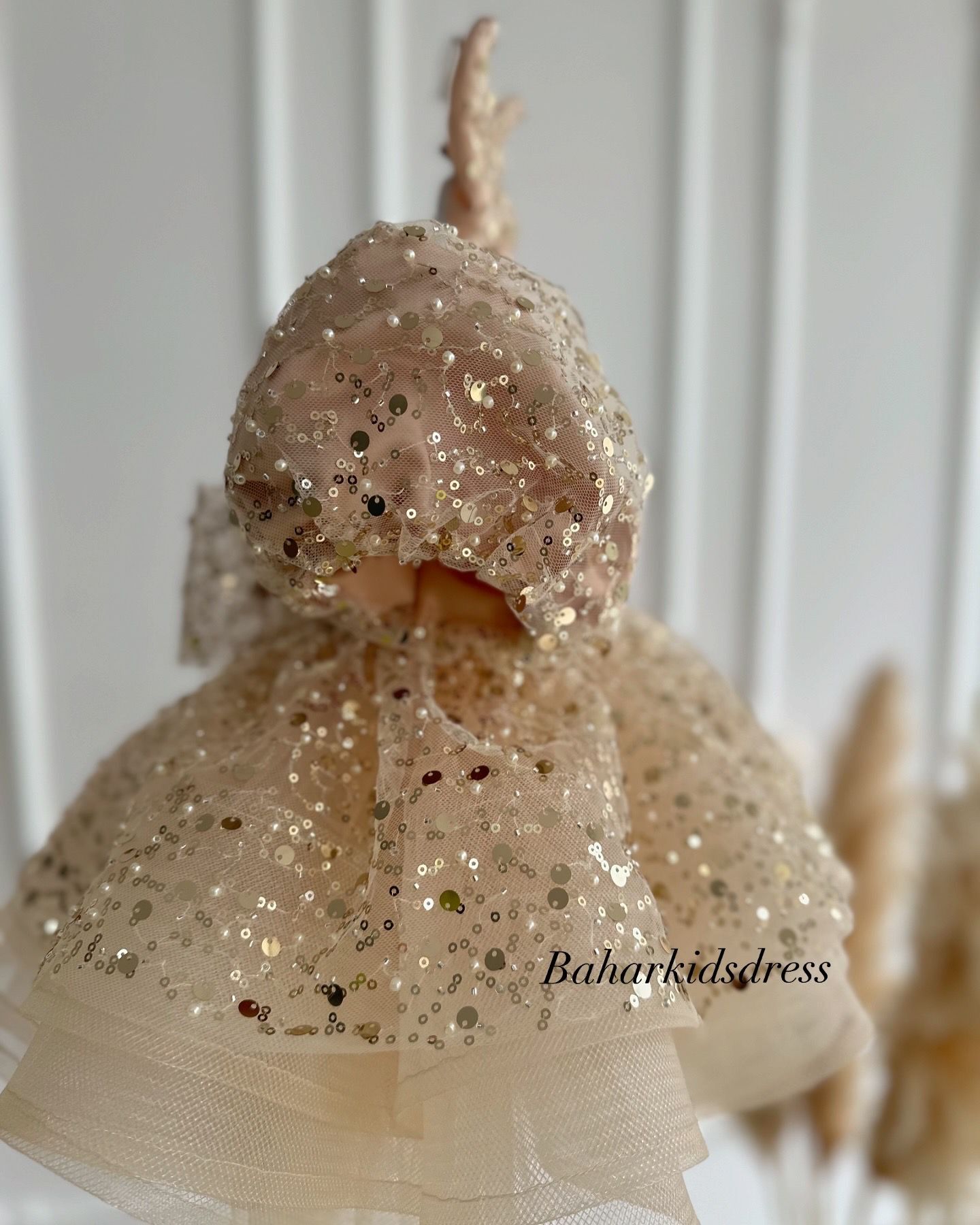 Bej Karpuz Kol,İncili Çocuk Abiye