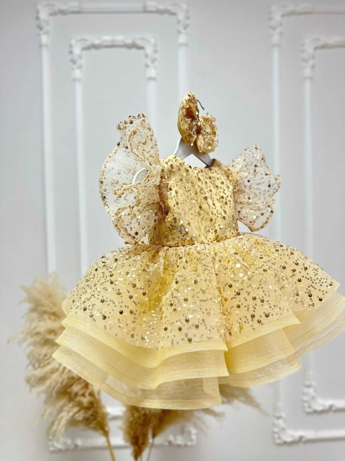 Altın Ayçiçeği Abiye Elbise