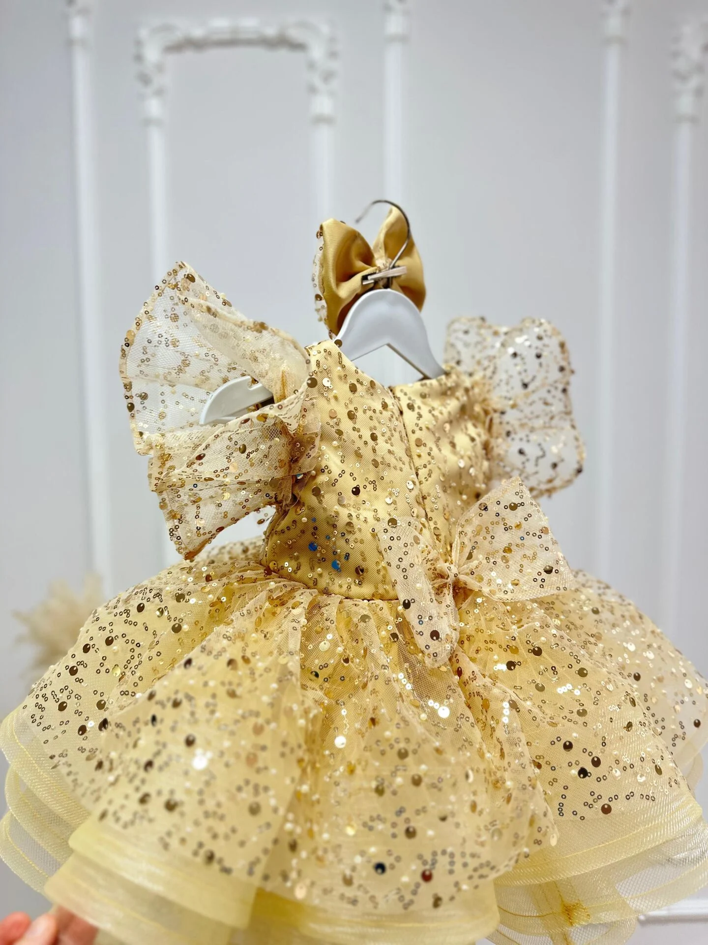 Altın Ayçiçeği Abiye Elbise