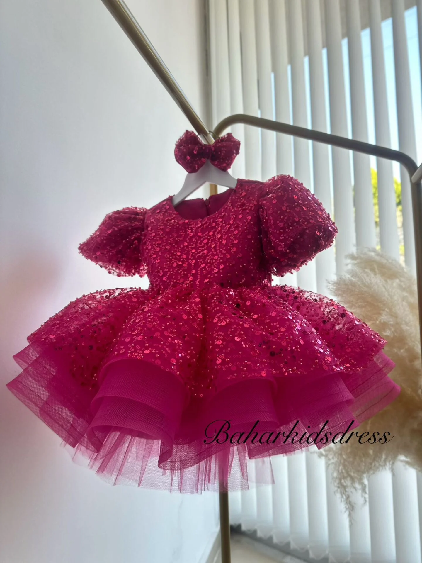 Begonvil Abiye Elbise Fuşya