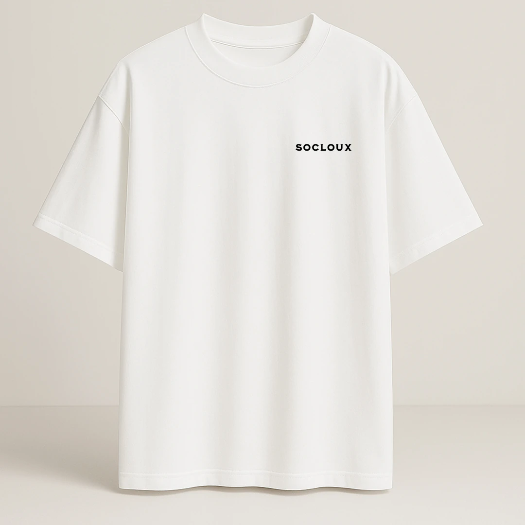 LOVE IS NEVER ENOUGH PREMIUM OVERSIZE T-SHIRT - BEYAZ