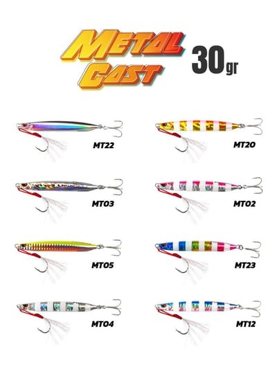 Fujin Metal Cast 30gr Shore Jig Metal Yem