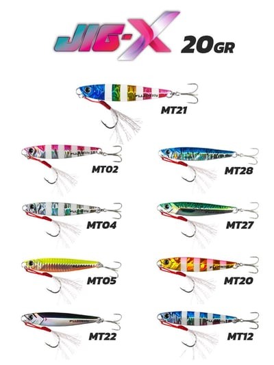 Fujin Jig-X 20gr Light Jigging Jig Yem