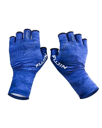 Fujin Pro Angler Summer Gloves Blue