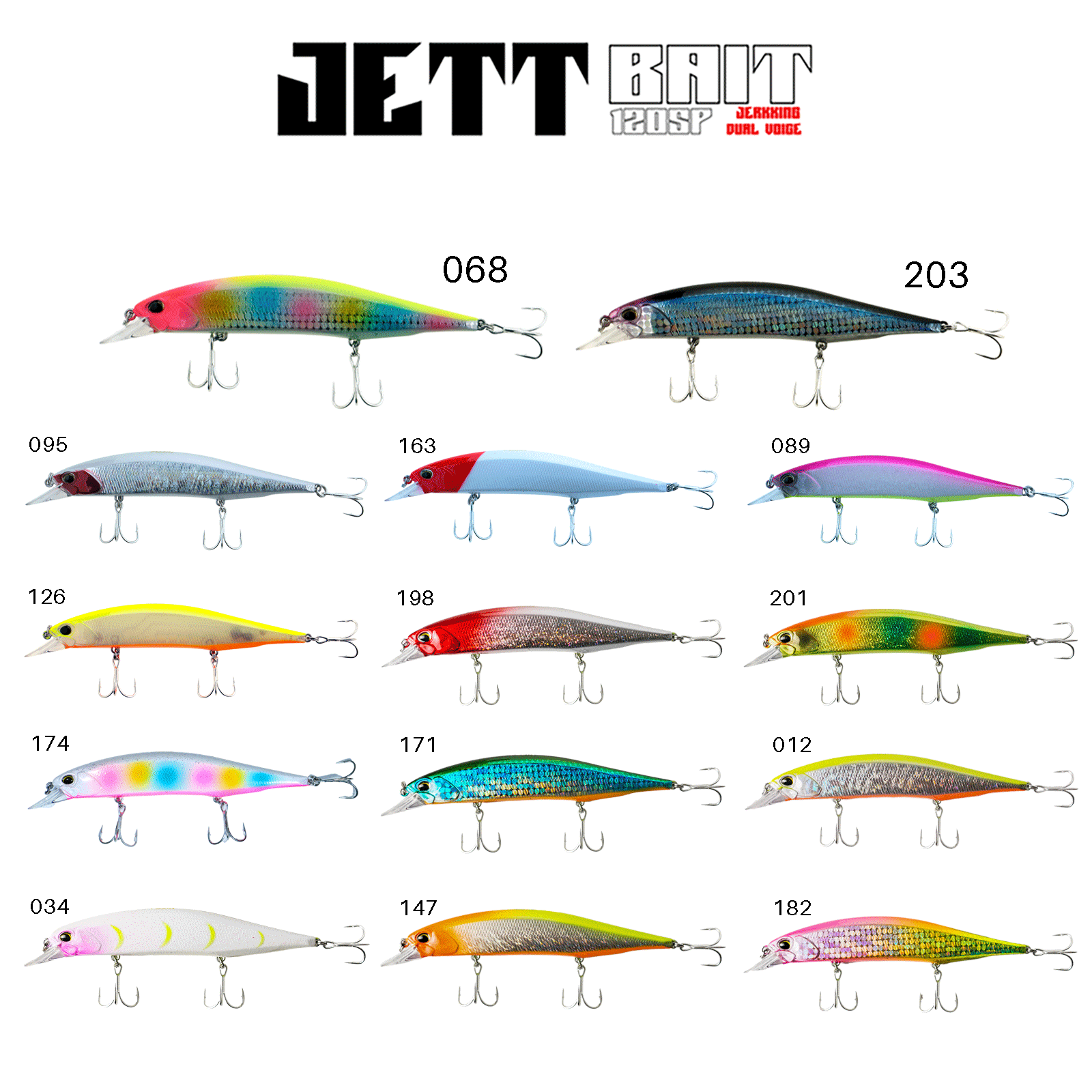 Fujin Jett Bait 120SP 18gr 120mm Maket Balık