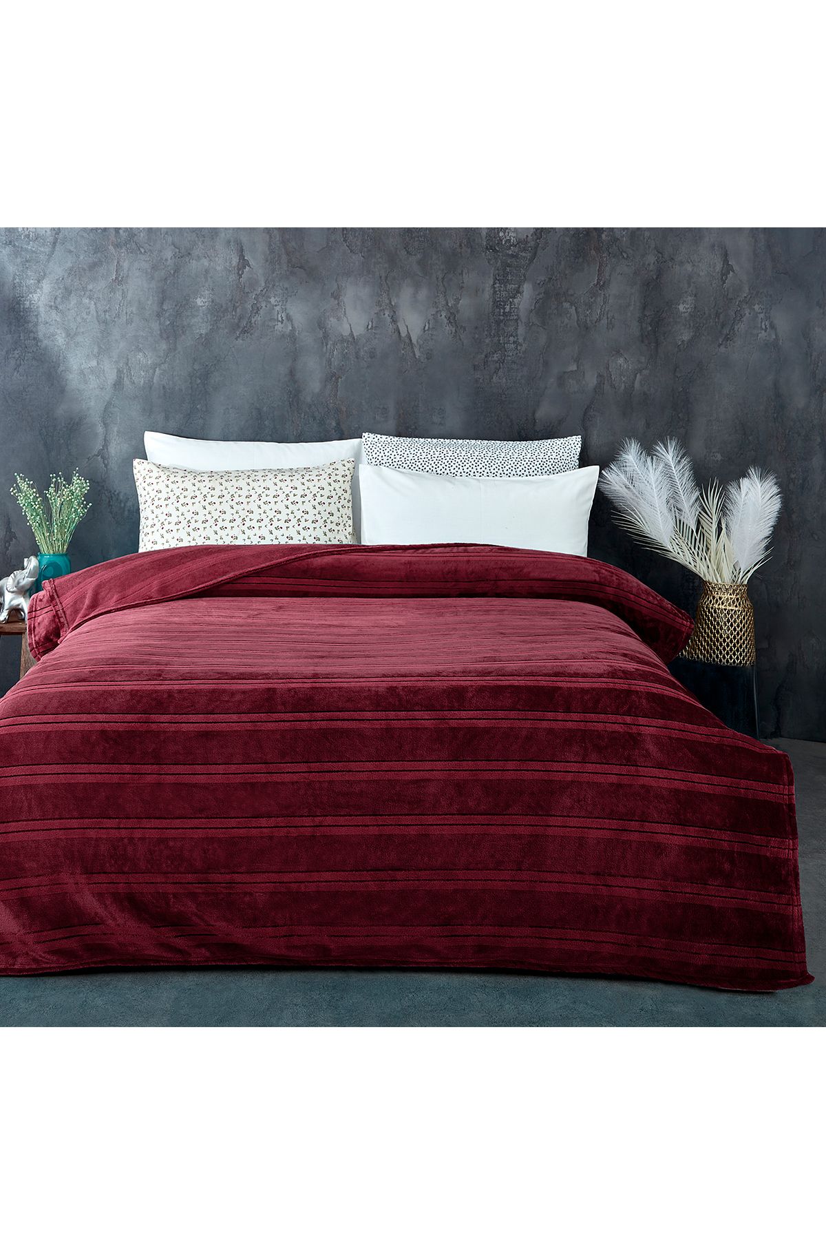 Mayer Supersoft Yumuşak Tek Kişilik Battaniye Yatak Örtüsü 150x230 Cm