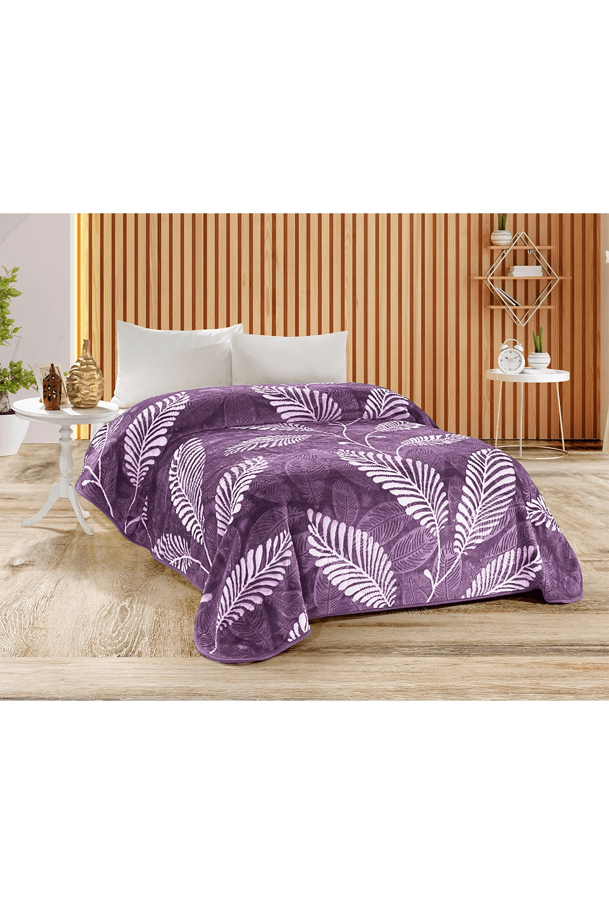 4 Kg Battaniye Supersoft Embos Kalın Yumuşak Peluş Çift Kişilik Yumoş 220x240 cm