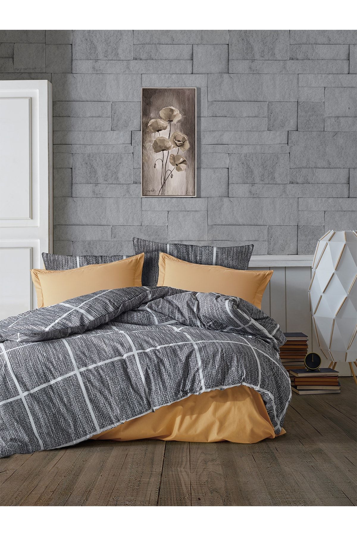 Pamuklu Nevresim Takımı Çift Kişilik (4 Parça) Nevresim Seti