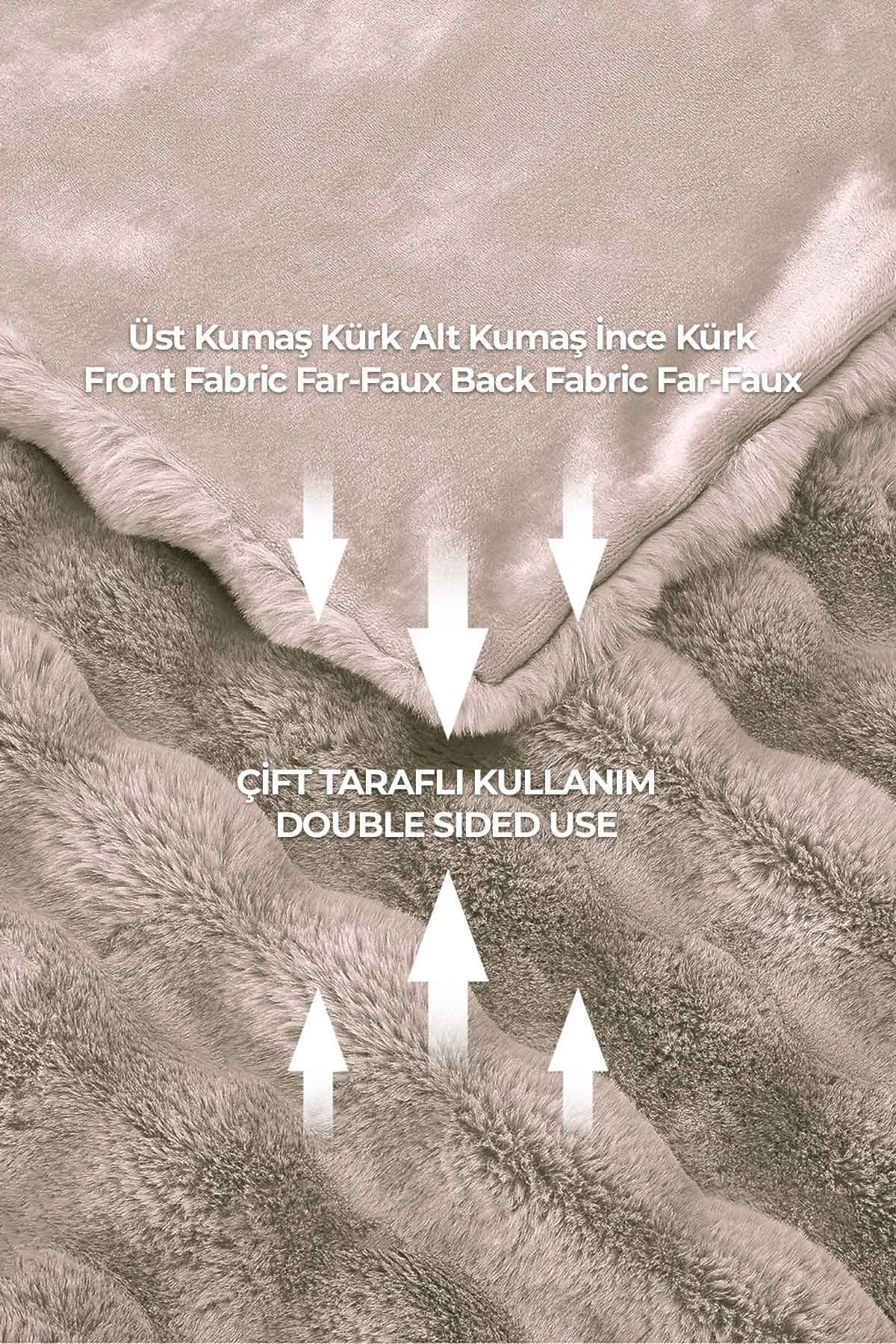 Yatak Örtüsü Seti Tek Kişilik Peluş Yumuşak Yorgan Wellsoft 2 Parça Lory
