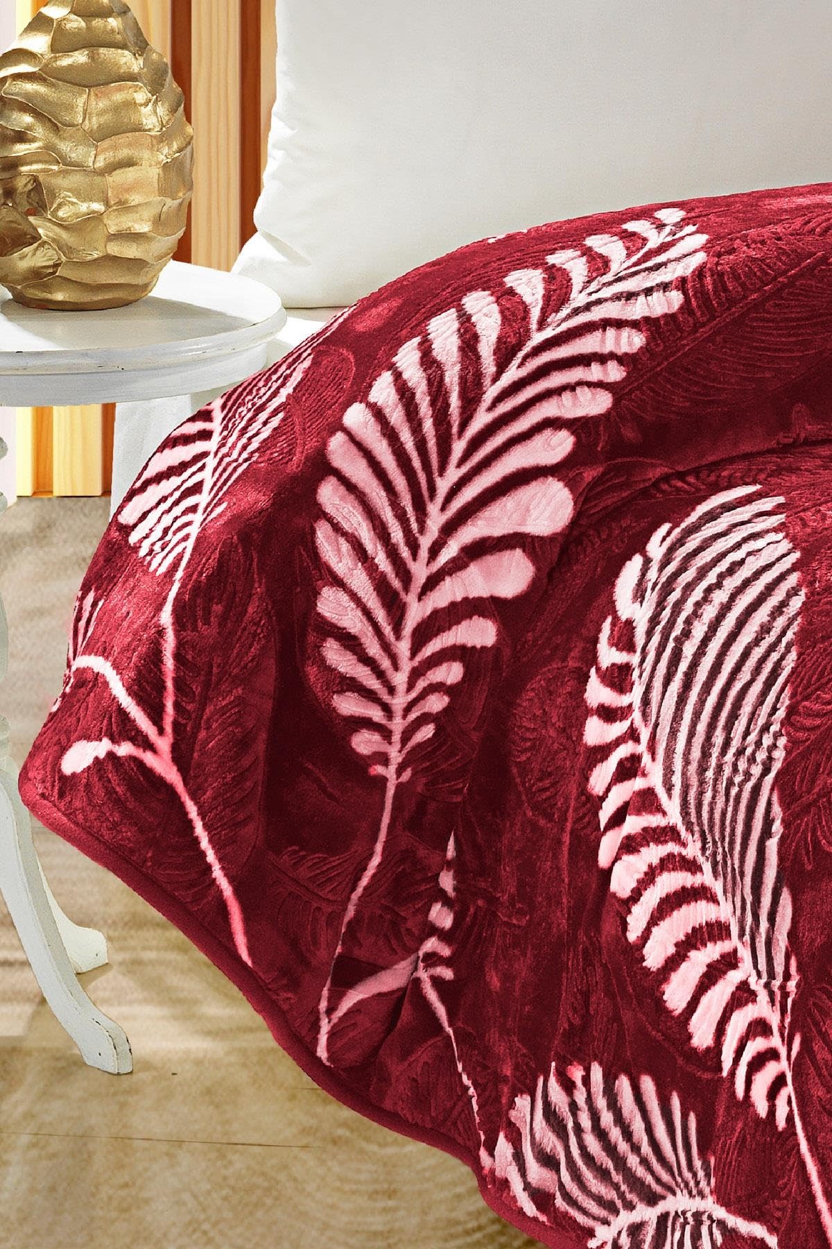 4 Kg Battaniye Supersoft Embos Kalın Yumuşak Peluş Çift Kişilik Yumoş 220x240 cm