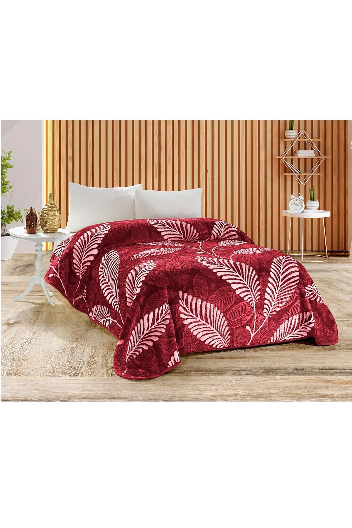 4 Kg Battaniye Supersoft Embos Kalın Yumuşak Peluş Çift Kişilik Yumoş 220x240 cm