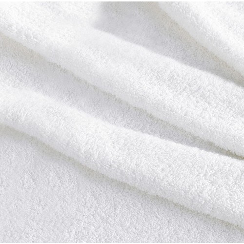Evlen Home Collection %100 Pamuk Tekli Banyo Havlusu 70X140CM Otel Havlusu Beyaz Santa