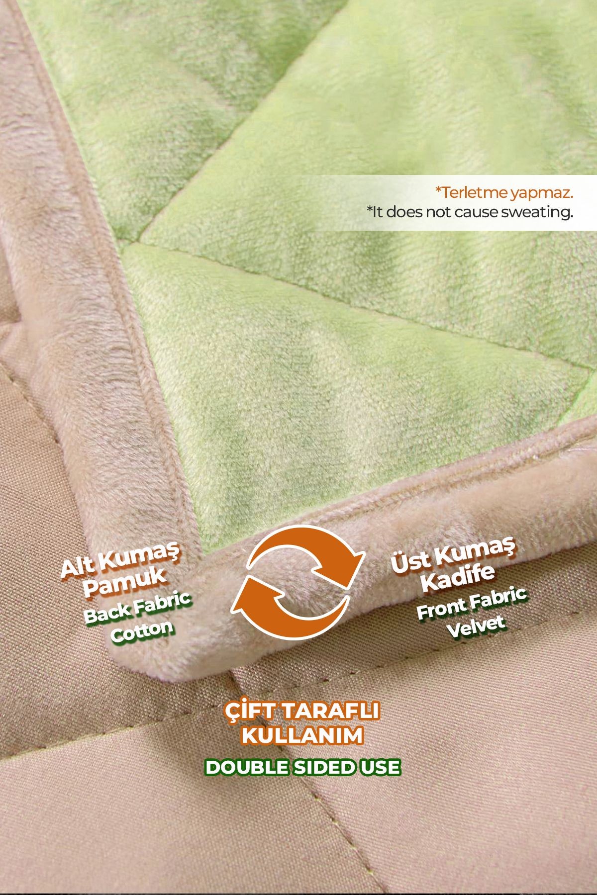 Kapitone Kadife Yatak Örtüsü Seti Tek Kişilik Supersoft 2 Parça Yumuşak Elyaf Dolgulu