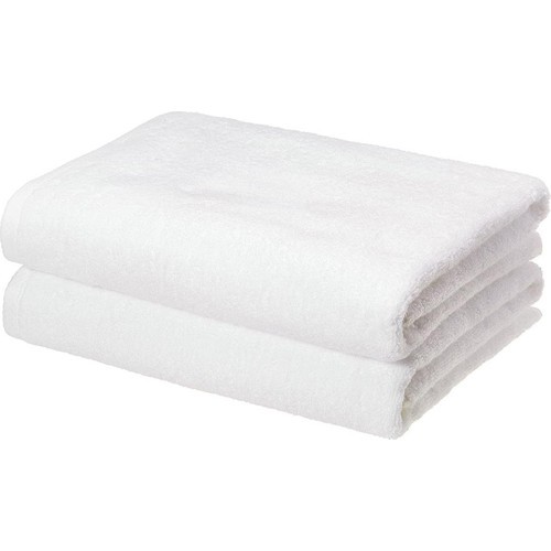 Evlen Home Collection %100 Pamuk Tekli Banyo Havlusu 70X140CM Otel Havlusu Beyaz Santa