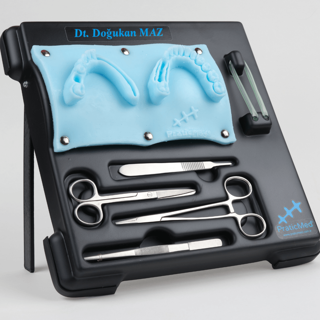 Dental Suture Flap Closure Training Kit (Pro Kit) (Black)