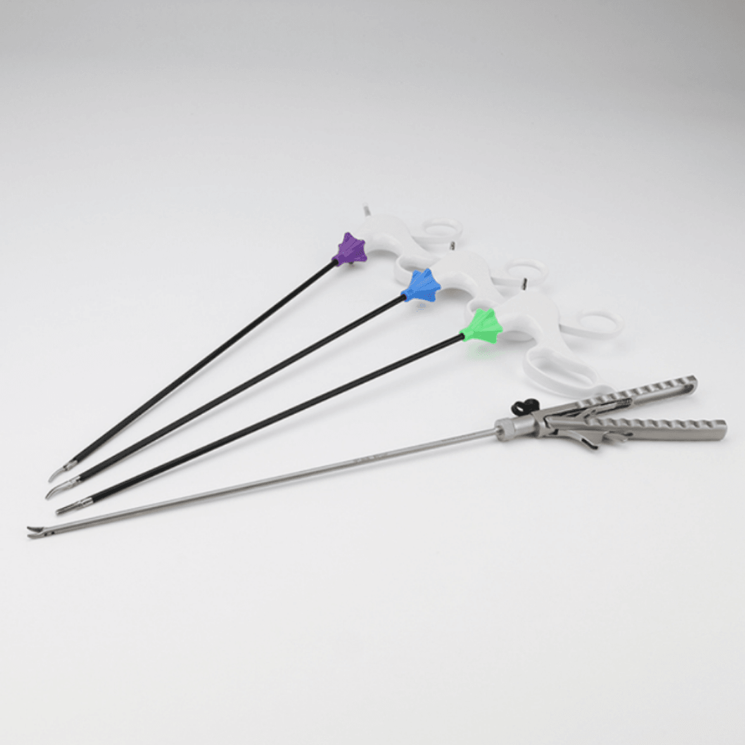 Laparoscopic Training Instruments (Only For training) - Full Set (4pcs - Needle Holder & Grasper & Disscetor & Scissors )