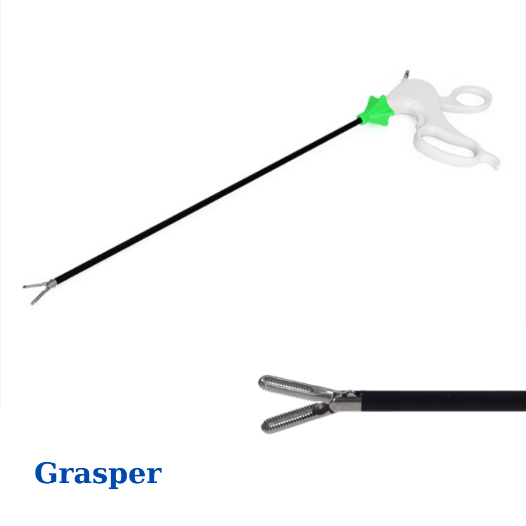 Laparoscopic Training Instruments (Only For training) - Full Set (4pcs - Needle Holder & Grasper & Disscetor & Scissors )