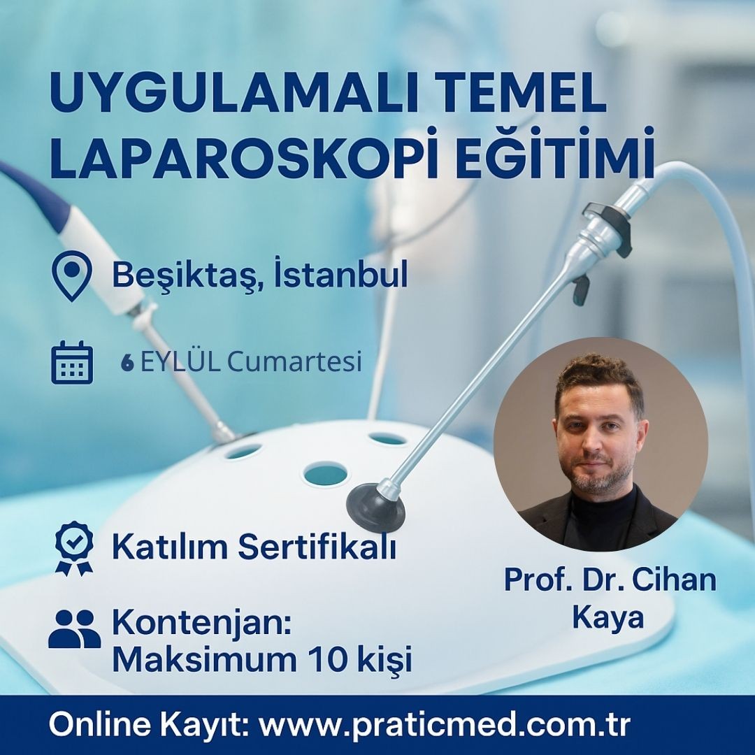 Uygulamalı Temel Laparoskopi Eğitimi - 6 Eylül - İSTANBUL