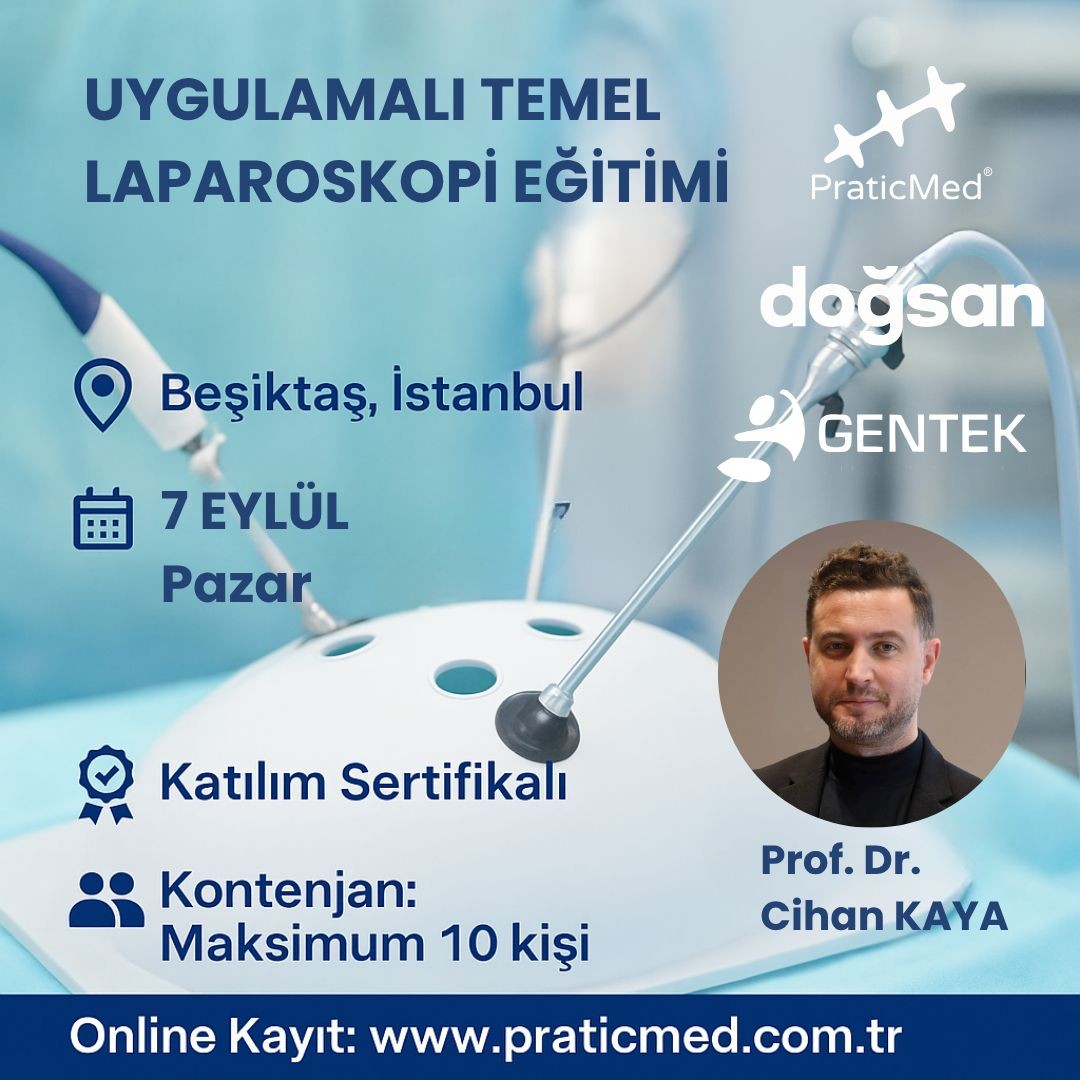 Uygulamalı Temel Laparoskopi Eğitimi - 7 Eylül - İSTANBUL