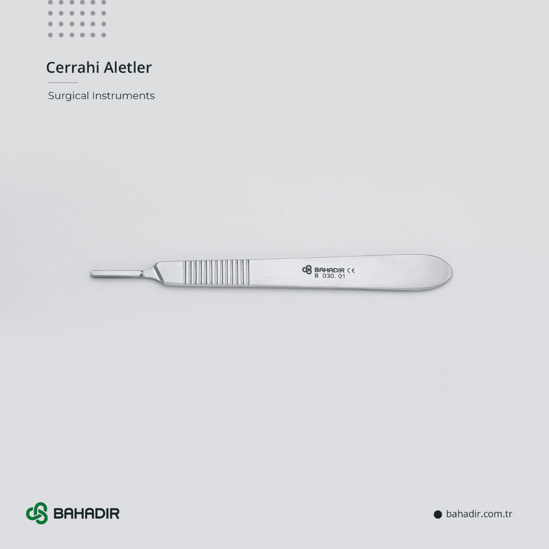 Cerrahi Set 4 parça ( Bahadır Cerrahi Özel Seri) - Bistüri Sapı (no:3)