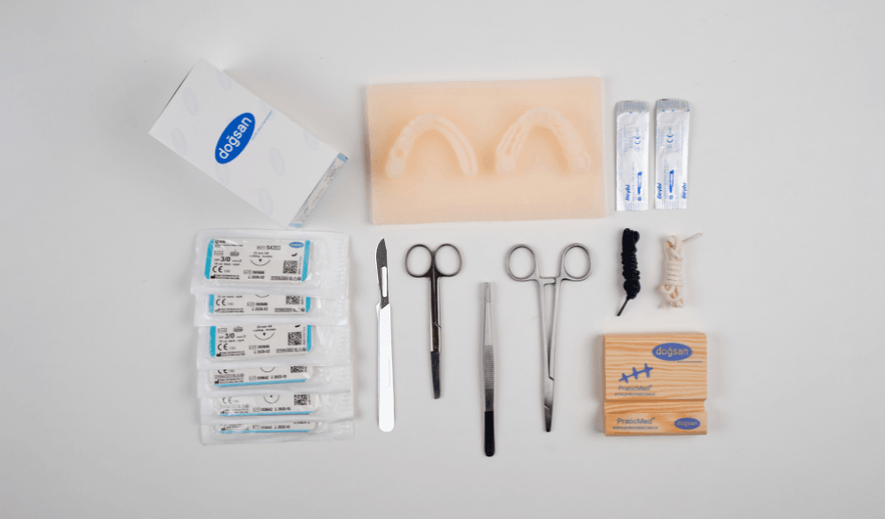 Eco Dental Suture Flap Closure Training Kit - Neon Pad