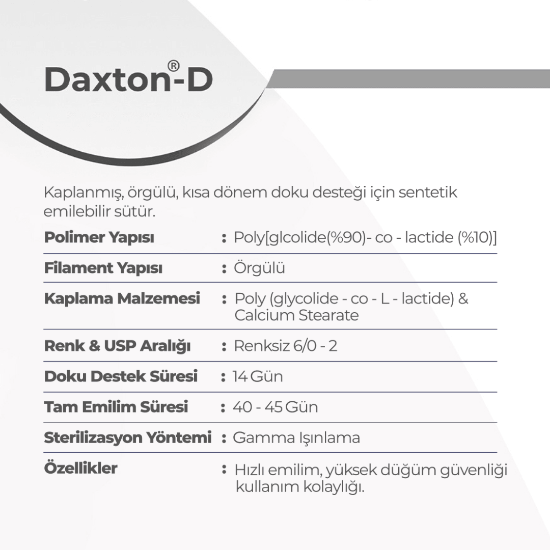 Daxton PTFE Teflon Sütür - Doğsan