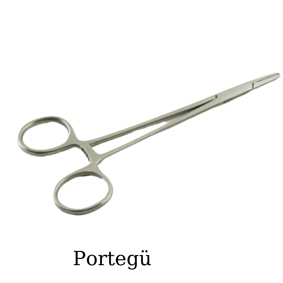 4'lü Cerrahi Set - Mayo Hegar Portegü (15cm)