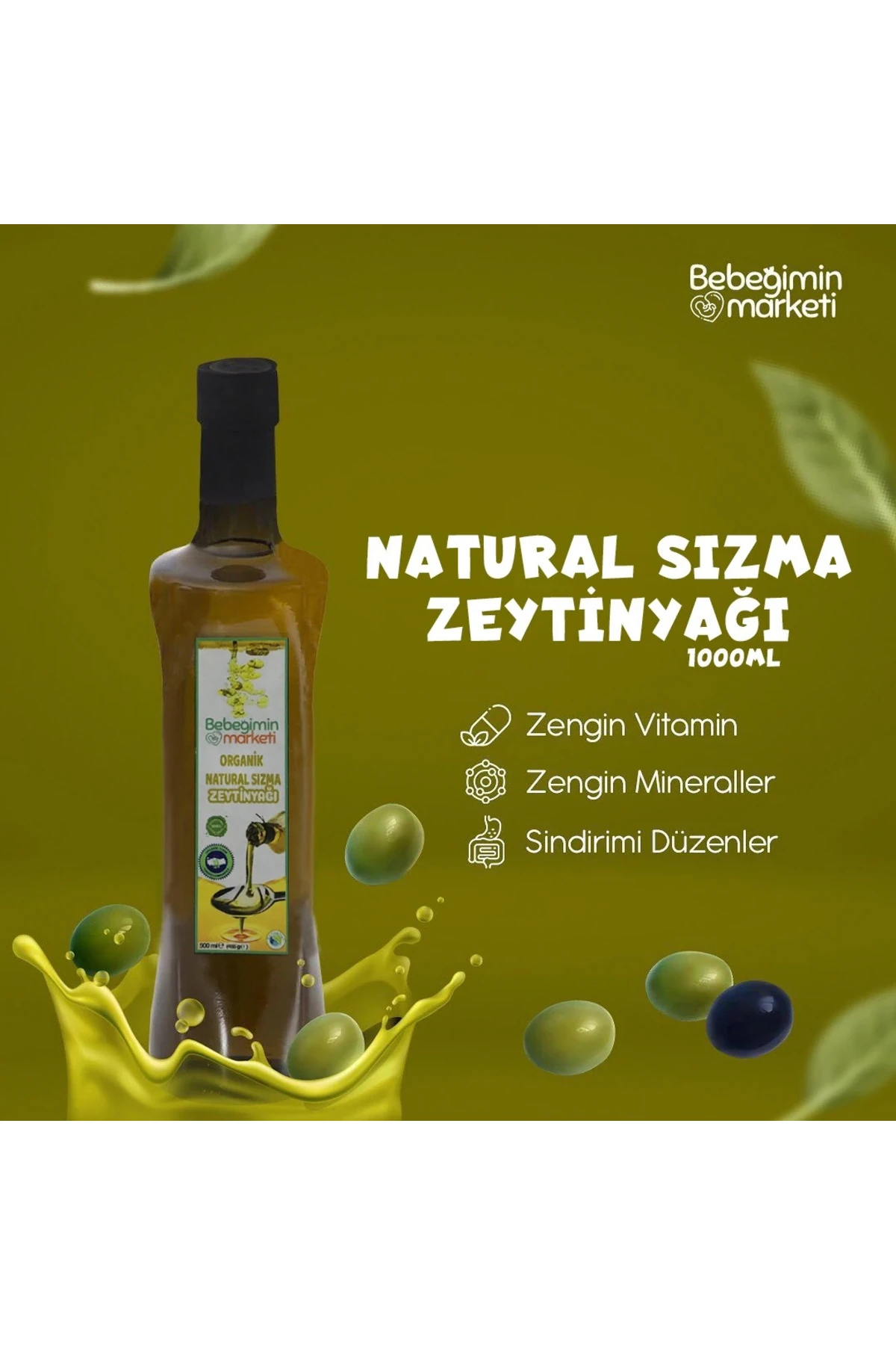 Natural Sızma Zeytinyağ 1 L