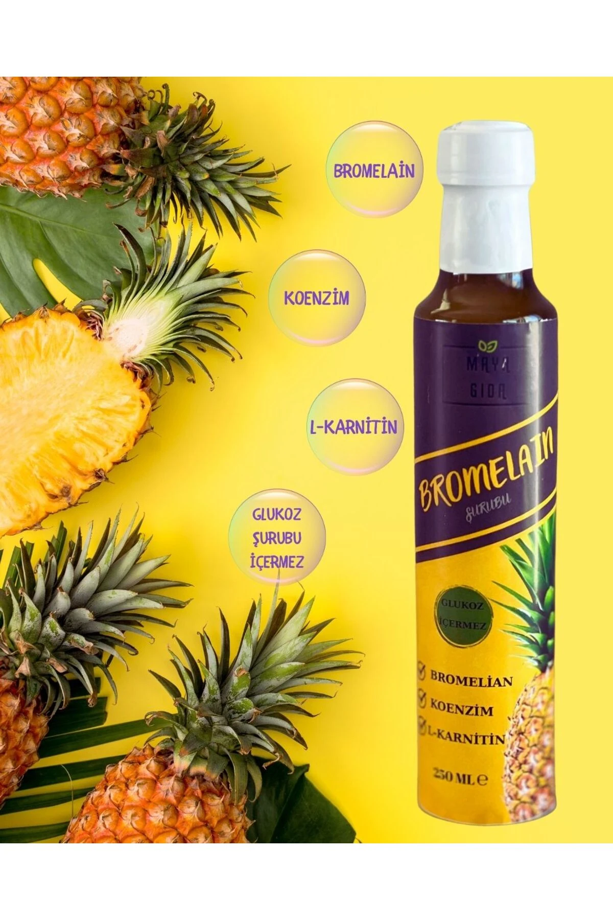 BROMELAİN ŞURUBU 250 ML