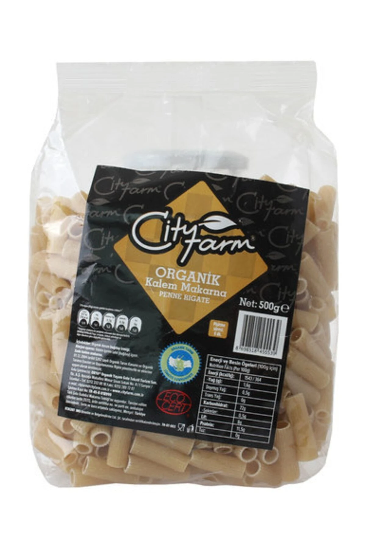Organik Kalem Makarna 500 gr