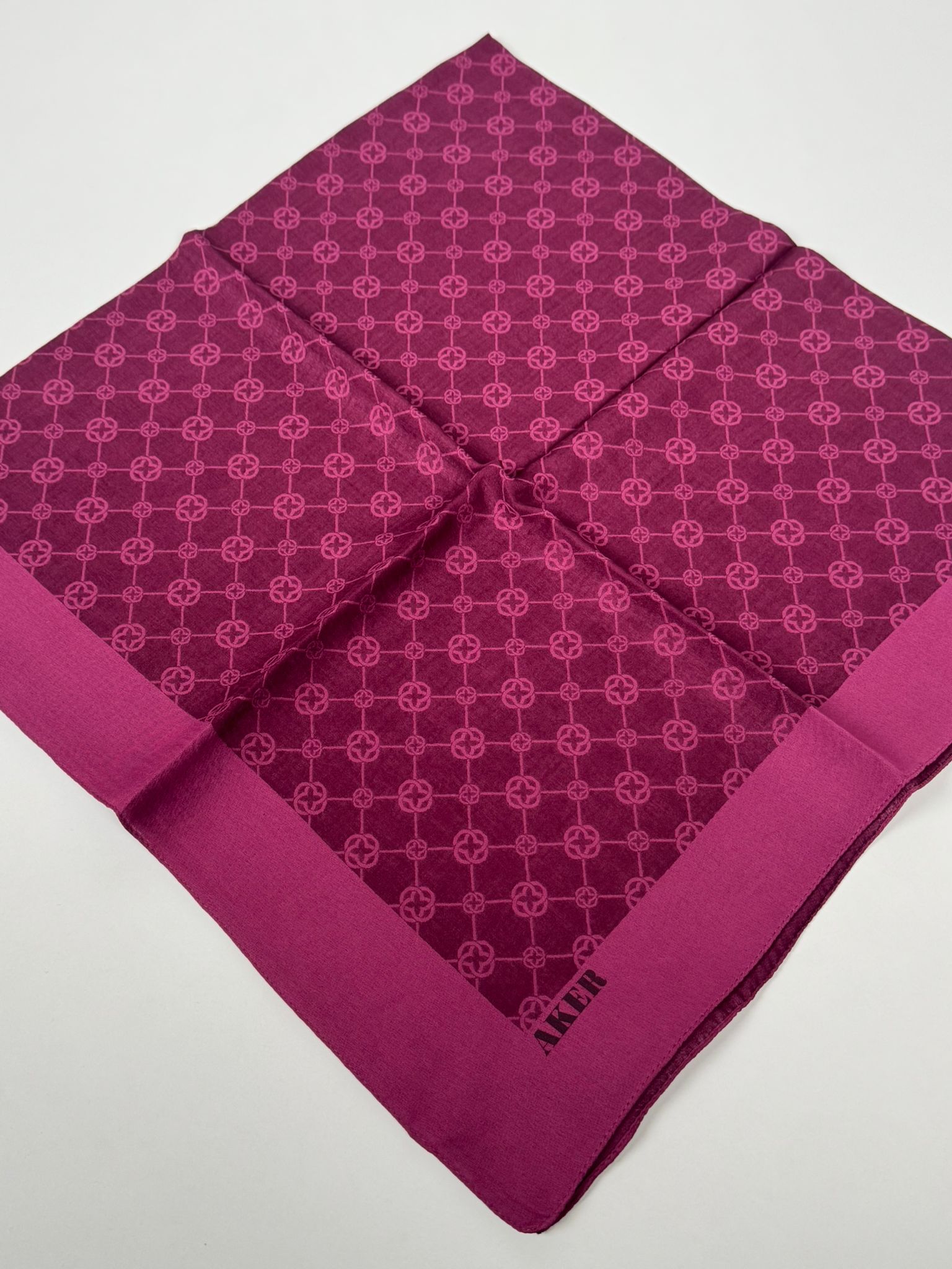 AKER Elegance Monogram Eşarp 994