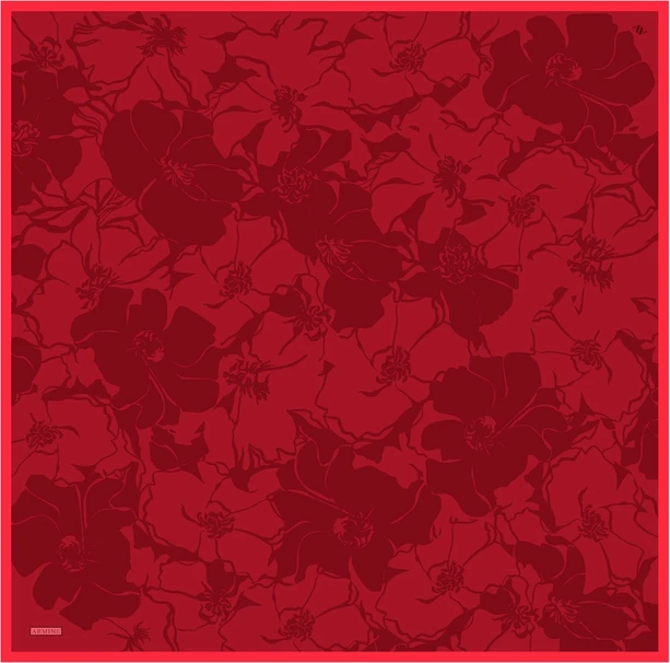 ARMİNE Sura İpek Eşarp 2025 Nostaji Yaz 9344D 38