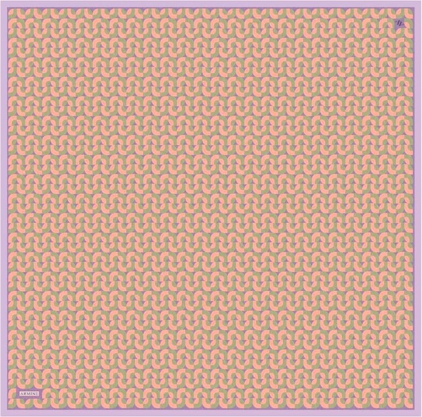 ARMİNE Sura İpek Eşarp 2025 Nostaji Yaz 9321D 33