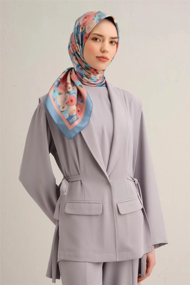 ARMİNE Sura İpek Eşarp 2025 Nostaji Yaz 9300D 02