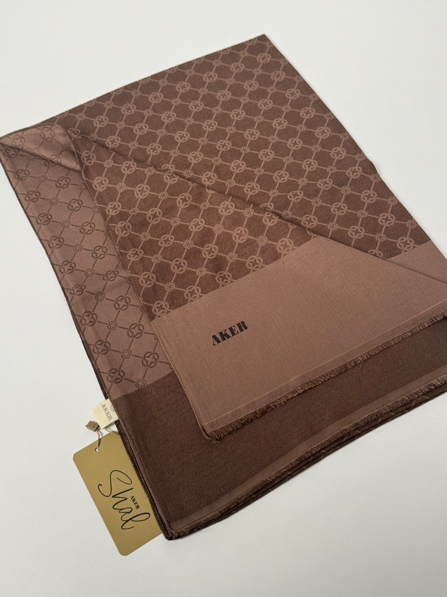 AKER Elegenace Monogram Şal 931