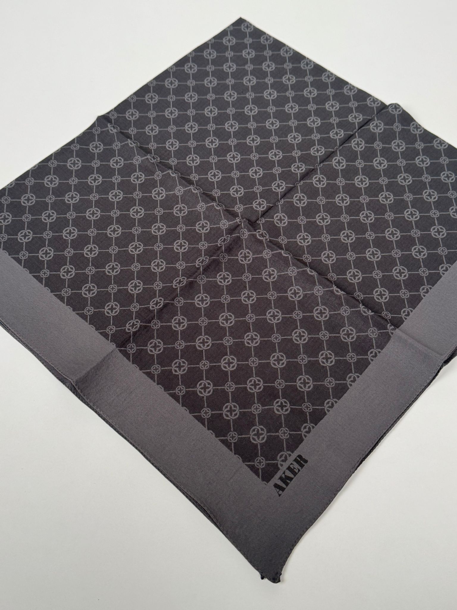 AKER Elegance Monogram Eşarp 913