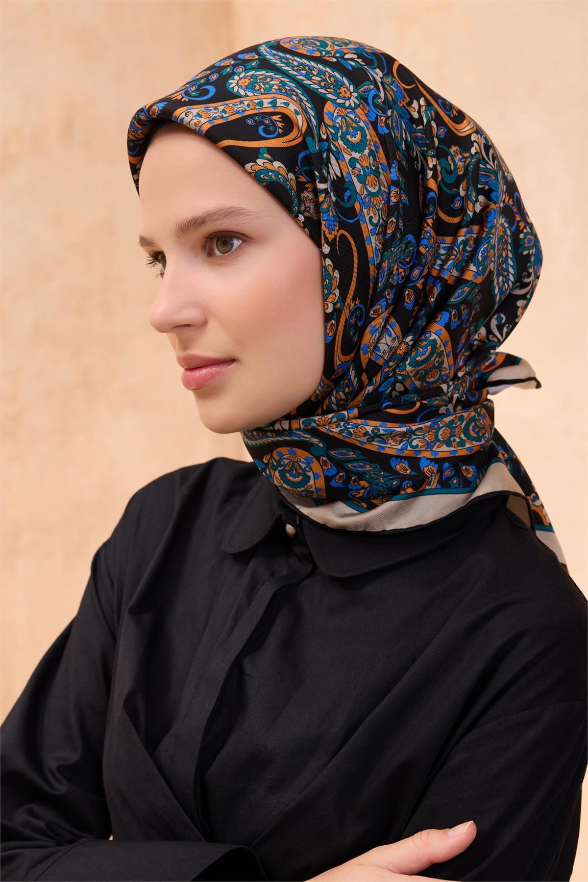 BELLİ Saf Twill İpek Eşarp 2025-26 Yaz 4101D 54