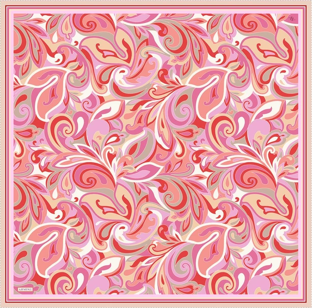 ARMİNE Sura İpek Eşarp 2025 Nostaji Yaz 9323D 33