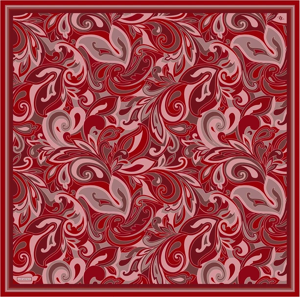 ARMİNE Sura İpek Eşarp 2025 Nostaji Yaz 9323D 86