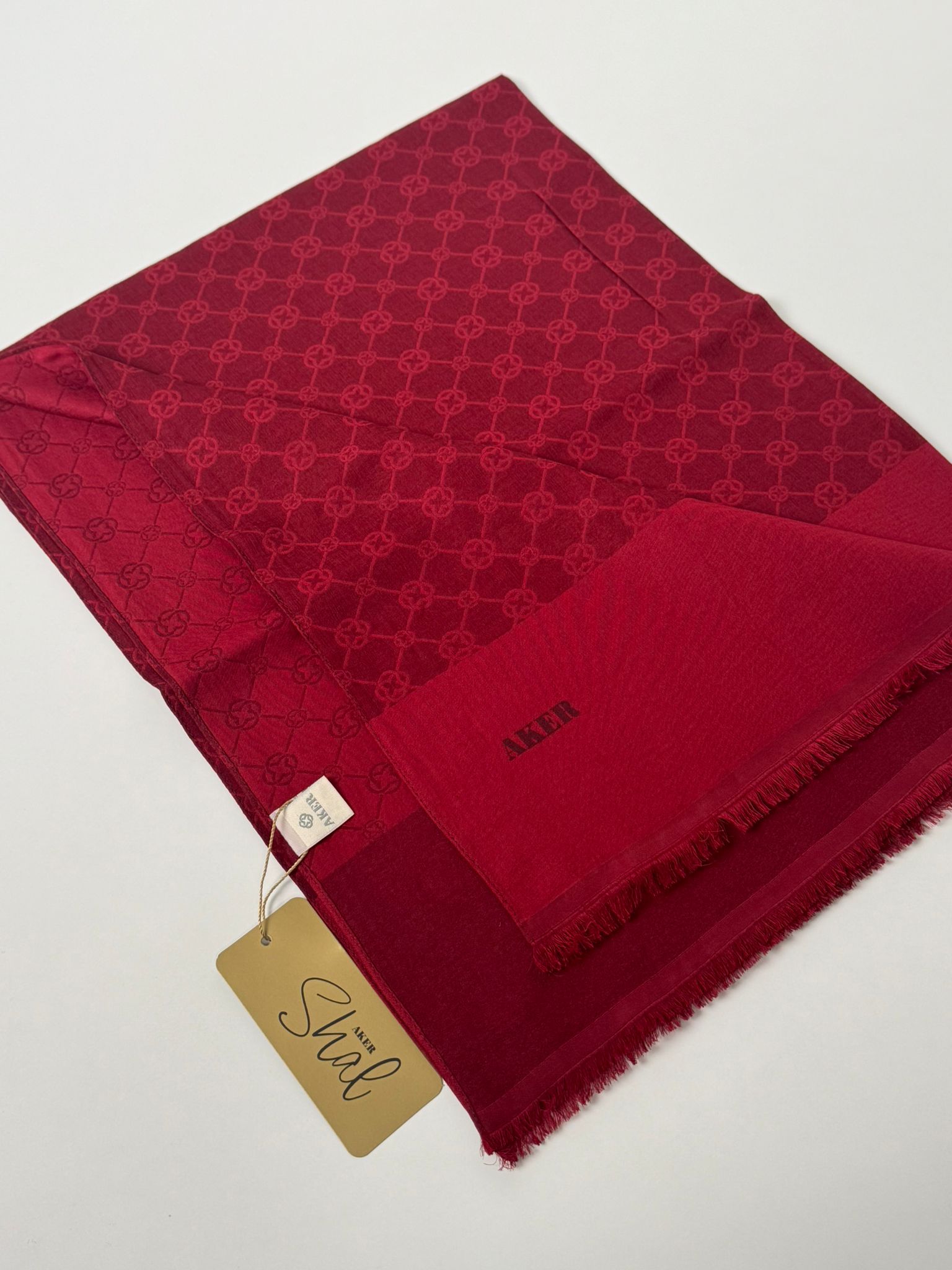 AKER Elegance Monogram Şal 941
