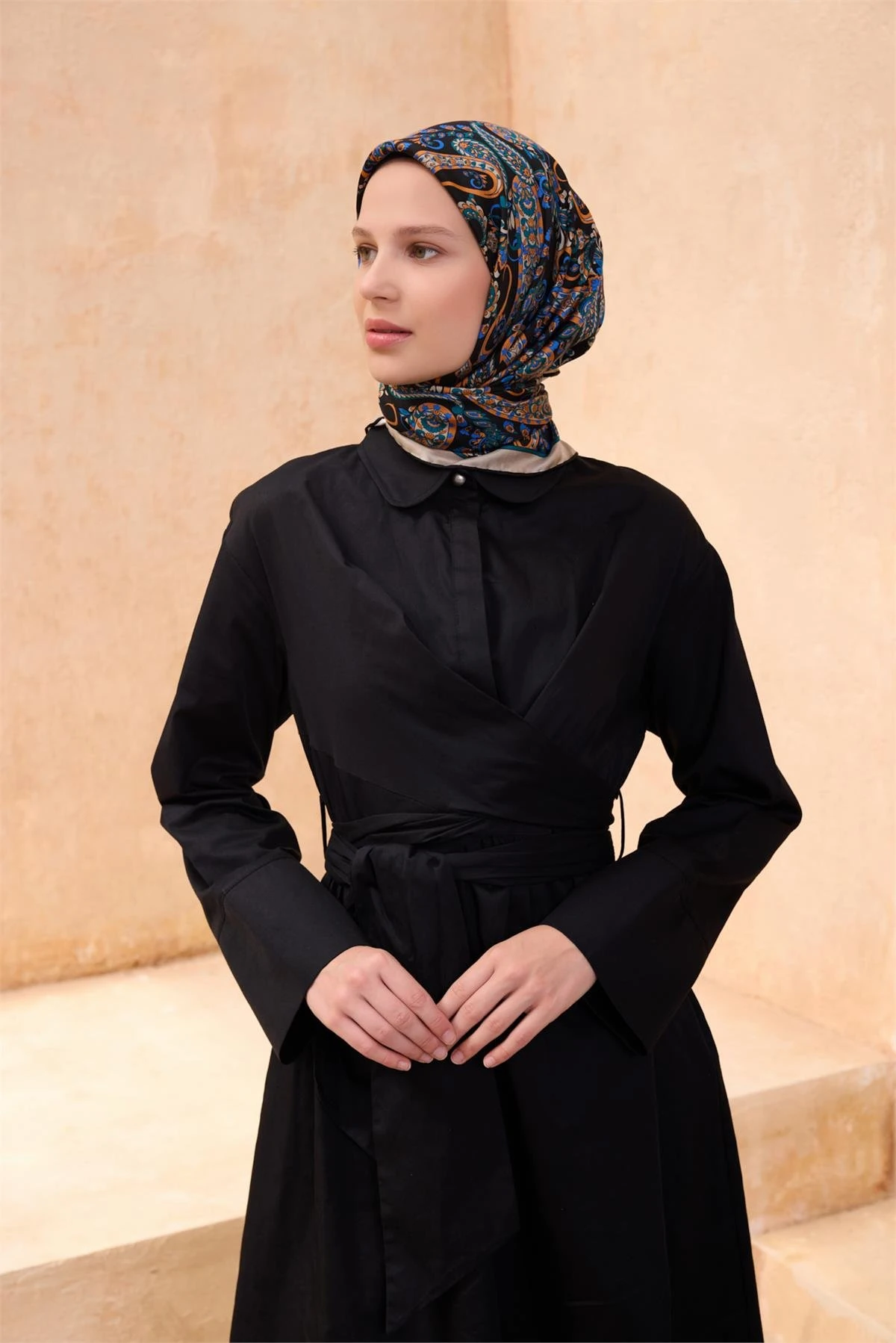 BELLİ Saf Twill İpek Eşarp 2025-26 Yaz 4101D 54