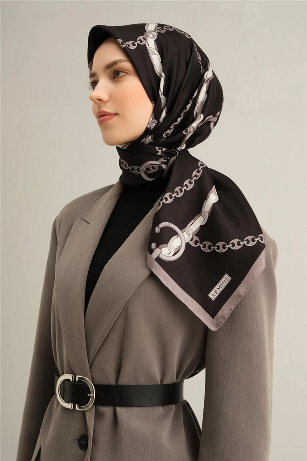 ARMİNE Sura İpek Eşarp2025 Nostaji Yaz 9346D 11