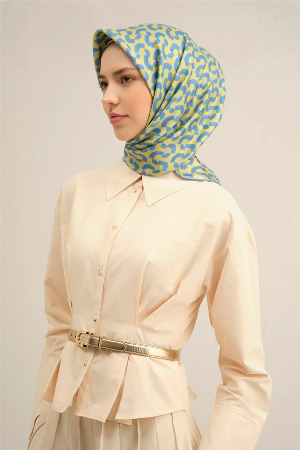 ARMİNE Sura İpek Eşarp 2025 Nostaji Yaz 9321D 81 