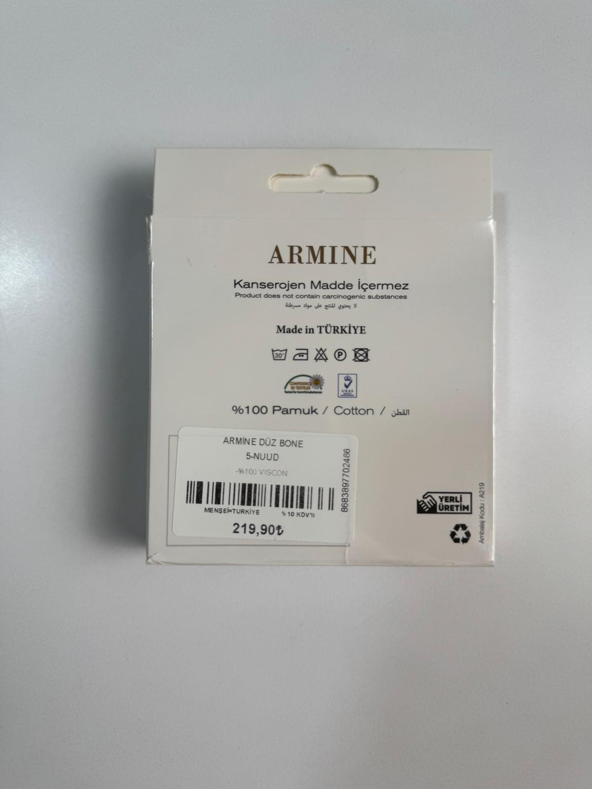 ARMİNE Dikişsiz Lüks Penye Bone (NUUD)